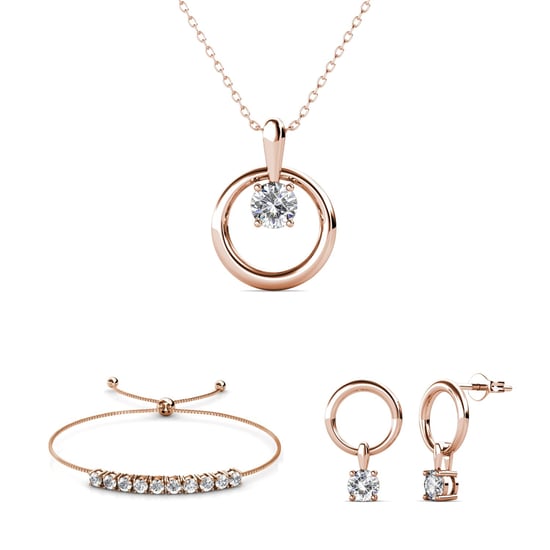 Mia Octavia Sets - Roségold und Kristall - Image 1