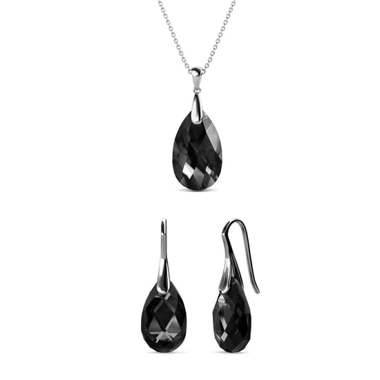 Teardrop-Haken-Sets - Silber und Schwarz - Image 1