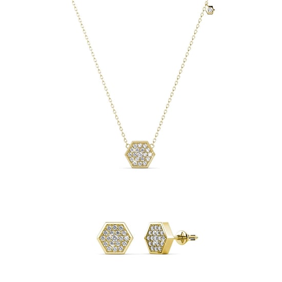 Sechseck-Sets - Gold und Kristall - Image 1