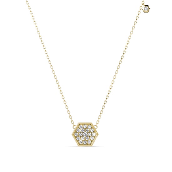Sechseck-Sets - Gold und Kristall - Image 4