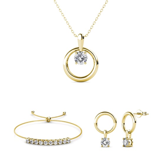 Mia Octavia Sets - Gold und Kristall - Image 1