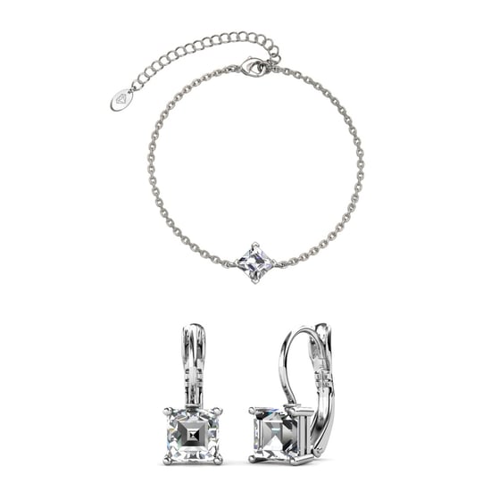 Calle Square Sets - Silber und Kristall - Image 1