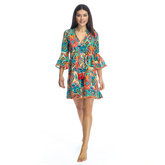 W240995 Damen Kurz Strandkleid - Image 3