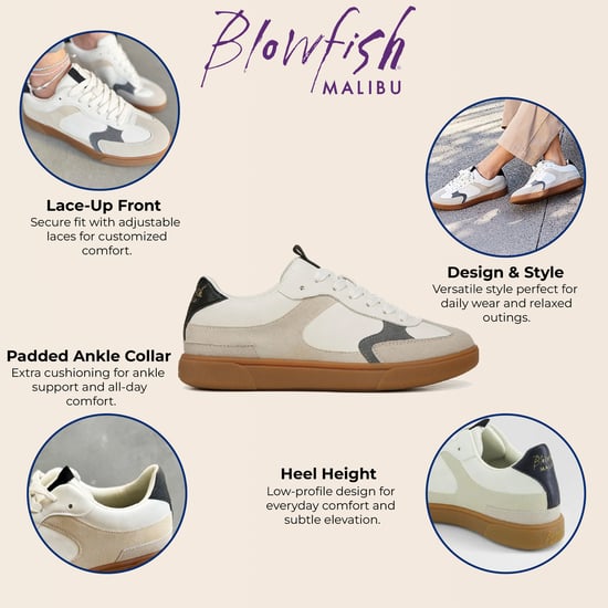 Blowfish Malibu Weiße Schnür-Sneaker für Damen - Tastic - Image 2