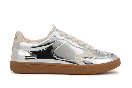 Blowfish Malibu Silberne Schnür-Sneaker für Damen - Tastic - Image 1