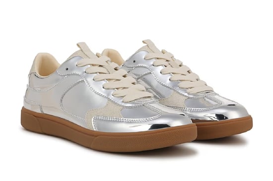Blowfish Malibu Silberne Schnür-Sneaker für Damen - Tastic - Image 3