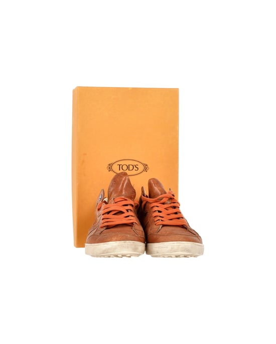Tod's Niedrigprofil-Sneaker aus braunem Leder - Image 2