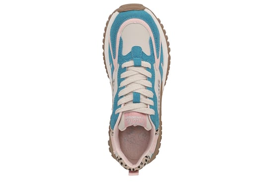 Blowfish Malibu Damen Retro-Sneaker zum Schnüren, Rosa/Blau, Leo - Image 6