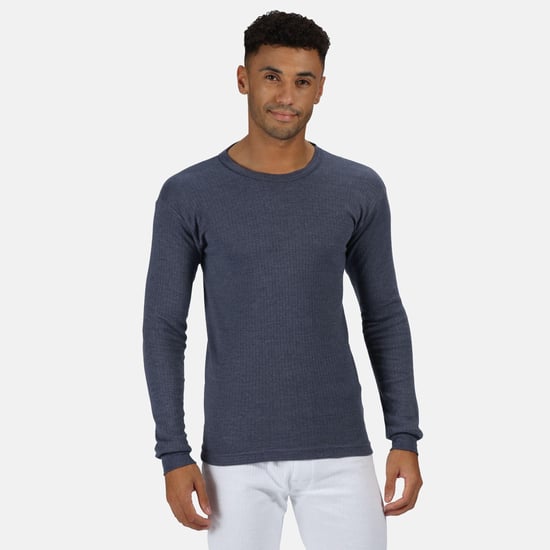 Regatta Herren Thermo-Unterhemd, langärmlig (Denim-Blau) - Image 2