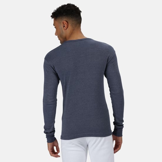 Regatta Herren Thermo-Unterhemd, langärmlig (Denim-Blau) - Image 3