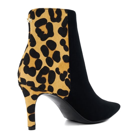 Dune Obsessive 2 Leder Damen Leopard Stiefel - Image 2