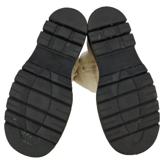 Bottega Veneta Die Lug Überknie-Stiefel aus Elfenbeinleder - Image 2