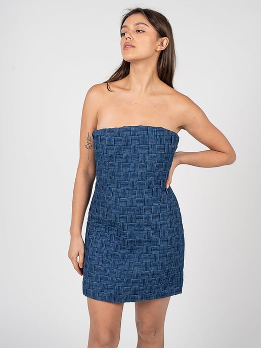Pinko Kleid Rilassata Damen blau - Image 3