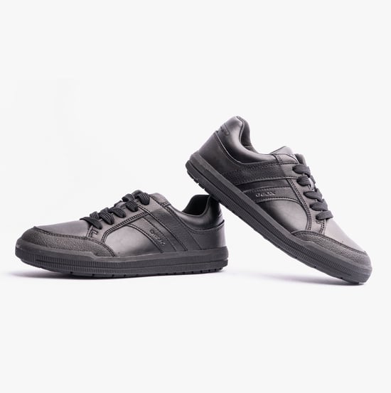 ARZACH Jungen Schnürschuhe Schwarz für die Schule - Image 2