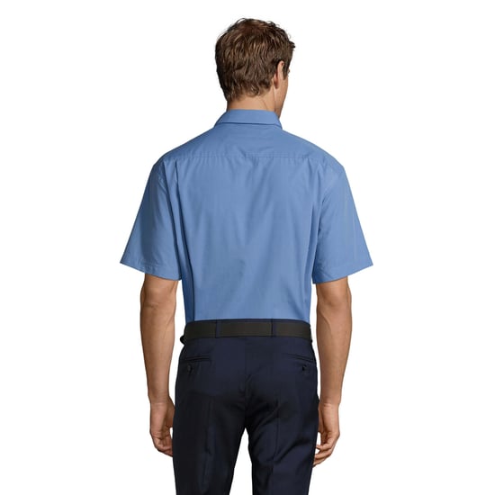 SOLS - "Bristol" Hemd für Herren kurzärmlig (Mittelblau) - Image 2