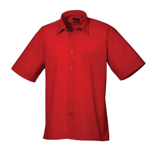 Premier - Hemd für Herren kurzärmlig (Rot) - Image 1