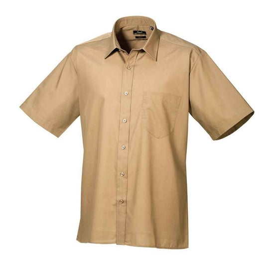 Premier - Hemd für Herren kurzärmlig (Khaki) - Image 1