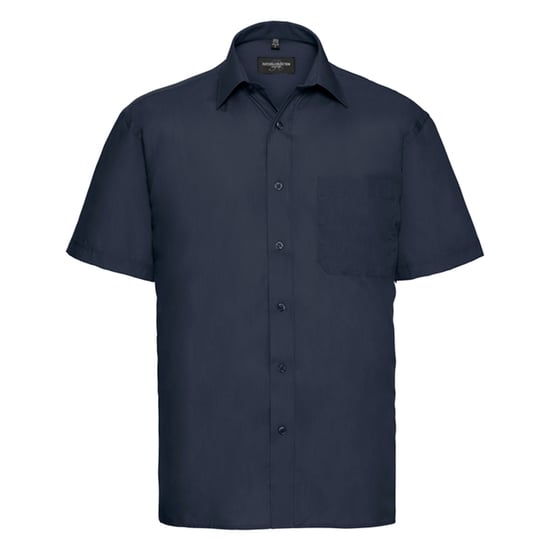 Russell Collection - "Classic" Hemd für Herren kurzärmlig (Dunkelblau) - Image 1