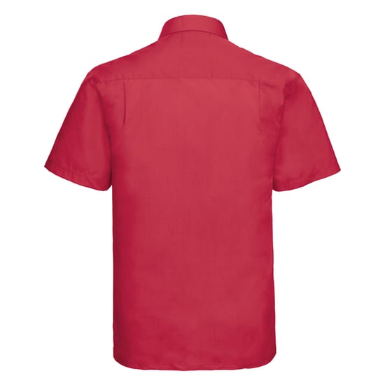 Russell Collection - "Classic" Hemd für Herren kurzärmlig (Rot) - Image 2