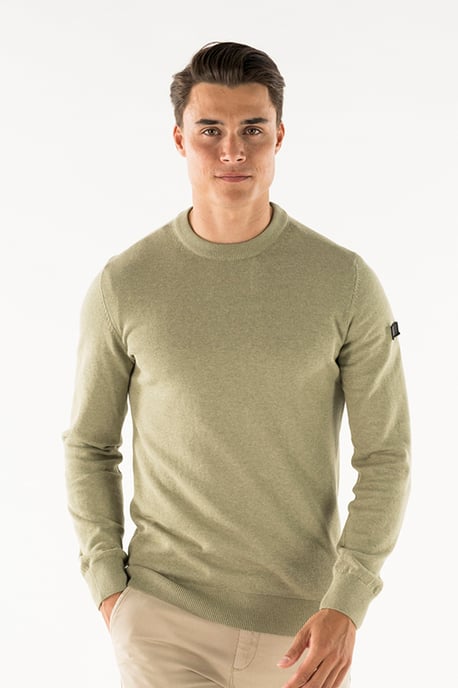 Presly & Sun Pullover Will R-Ausschnitt Grün - Image 2
