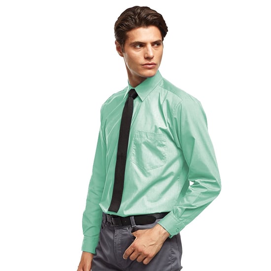 Premier - "Premier" Formelles Hemd für Herren Langärmlig (Wasserblau) - Image 2