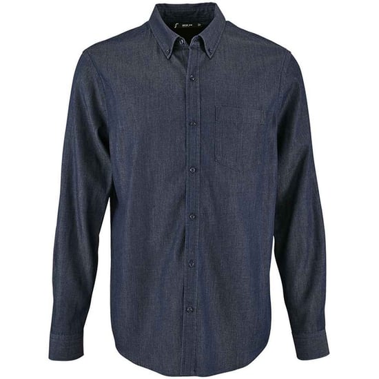 SOLS - "Barry" Hemd für Herren (Denim) - Image 1