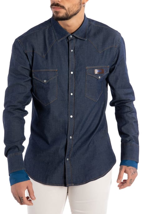 Takeshy Kurosawa Hemd Rodeo Herren dunkelblau - Image 2