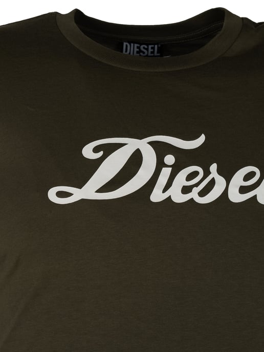 Diesel T-Shirt Sily Herren grün - Image 3