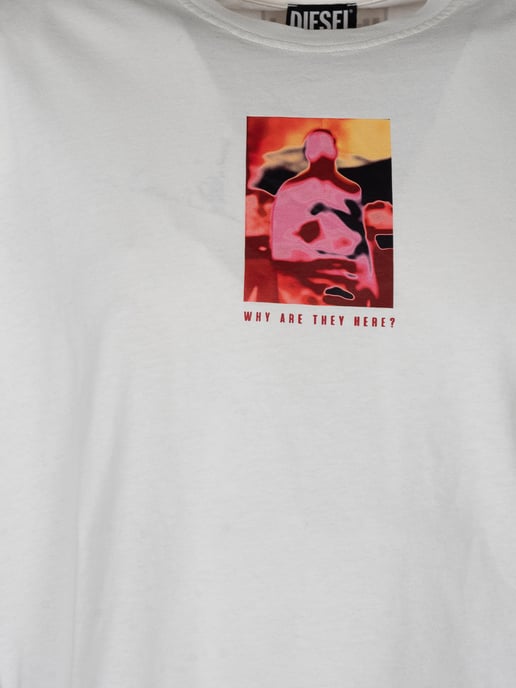 Diesel T-Shirt Just Herren weiß - Image 3