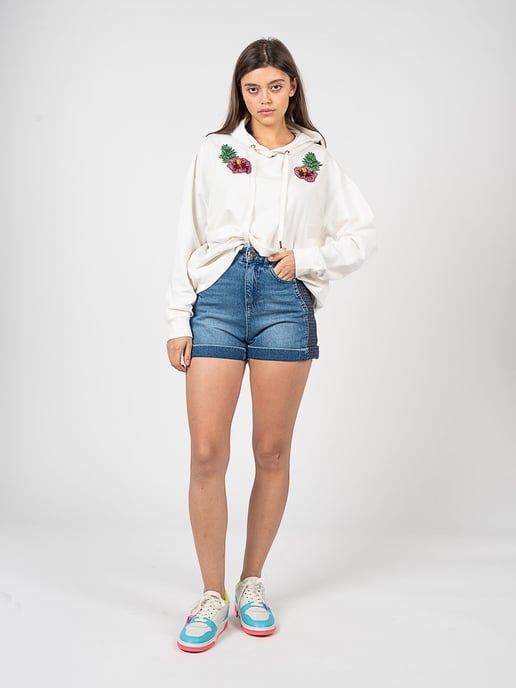 Pinko Shorts Dotta Damen blau - Image 2