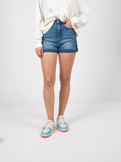 Pinko Shorts Dotta Damen blau - Image 3