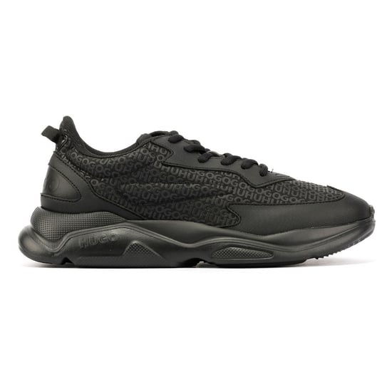 Hugo Leon Runn Monogram Herren Schwarze Turnschuhe - Image 5