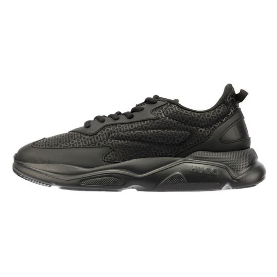 Hugo Leon Runn Monogram Herren Schwarze Turnschuhe - Image 6