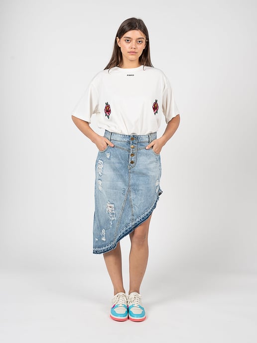 Pinko T-shirt Toccante Damen weiß - Image 2