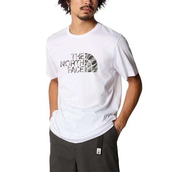 The North Face Herren Kurzarm Easy T-Shirt TNF Weiß/Beta Flash - Image 3