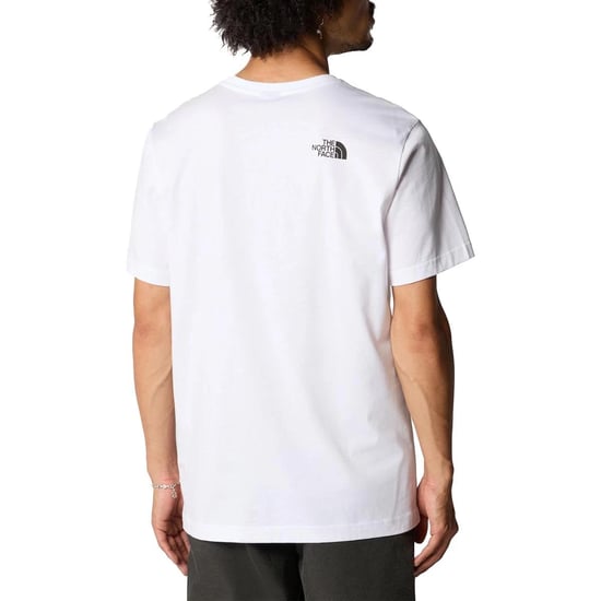 The North Face Herren Kurzarm Easy T-Shirt TNF Weiß/Beta Flash - Image 4