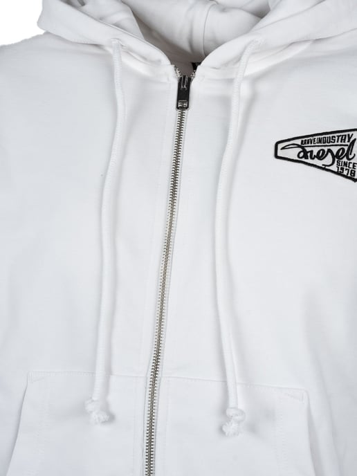 Diesel Sweatshirt Ginn Hood Herren weiß - Image 3