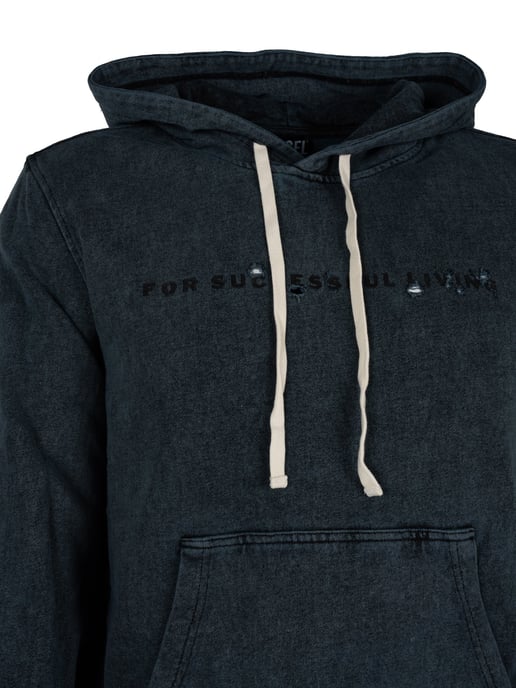 Diesel Sweatshirt Ginn Hood Herren grau - Image 3