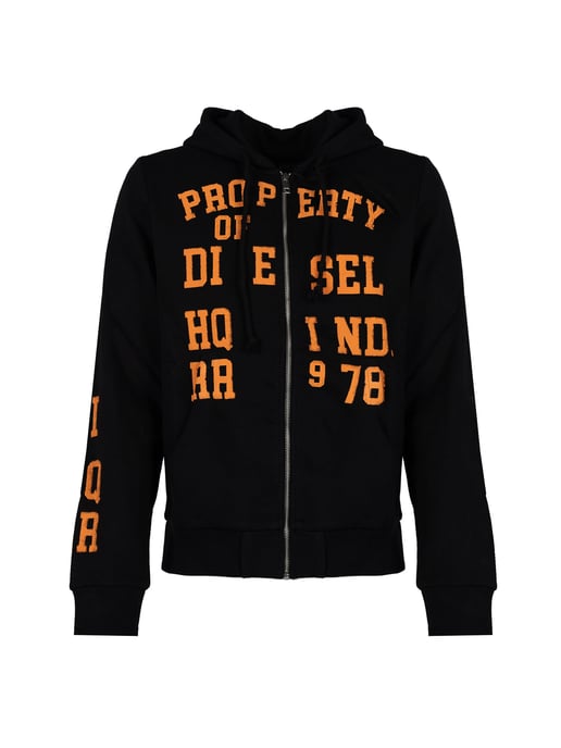 Diesel Sweatshirt Ginn Hood Zip Herren schwarz - Image 2