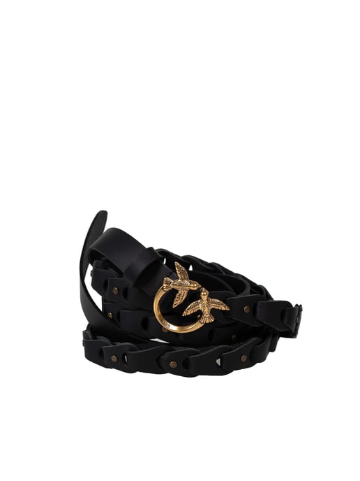 Pinko Gürtel Love Double Belt H2 Damen schwarz - Image 1