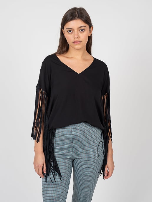 Pinko Bluse Papaveri Damen schwarz - Image 3