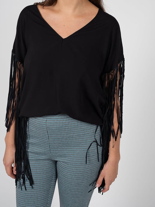 Pinko Bluse Papaveri Damen schwarz - Image 4