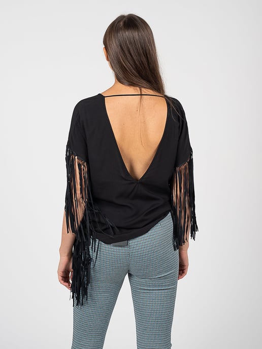 Pinko Bluse Papaveri Damen schwarz - Image 5