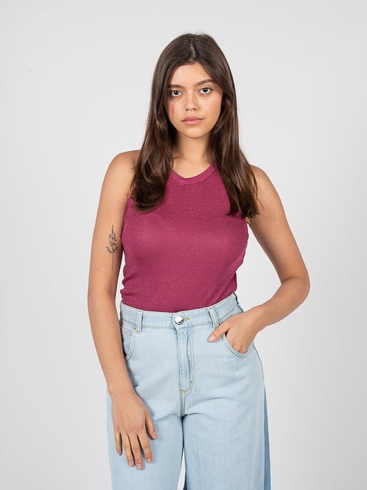Pinko Top Valutare Damen rot - Image 3
