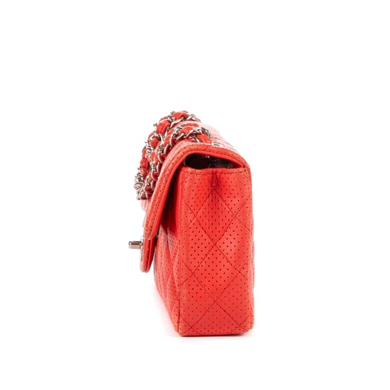East West Perforated Flap Umhängetasche - Image 3