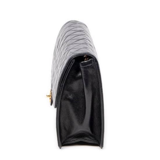 CC Push Lock Straight Single Flap Umhängetasche - Image 3