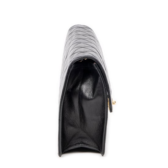 CC Push Lock Straight Single Flap Umhängetasche - Image 4