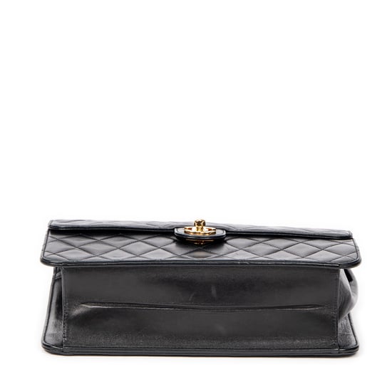 CC Push Lock Straight Single Flap Umhängetasche - Image 6
