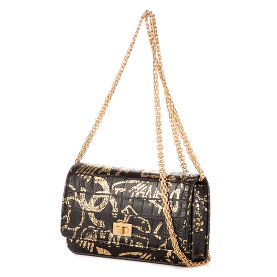 2.55 Graffiti Crocodile Reissue Wallet On Chain Umhängetasche - Image 2