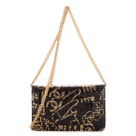 2.55 Graffiti Crocodile Reissue Wallet On Chain Umhängetasche - Image 4